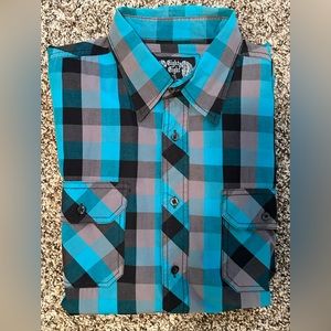 XL Plaid Eighty Eight Long Sleeve Button Down